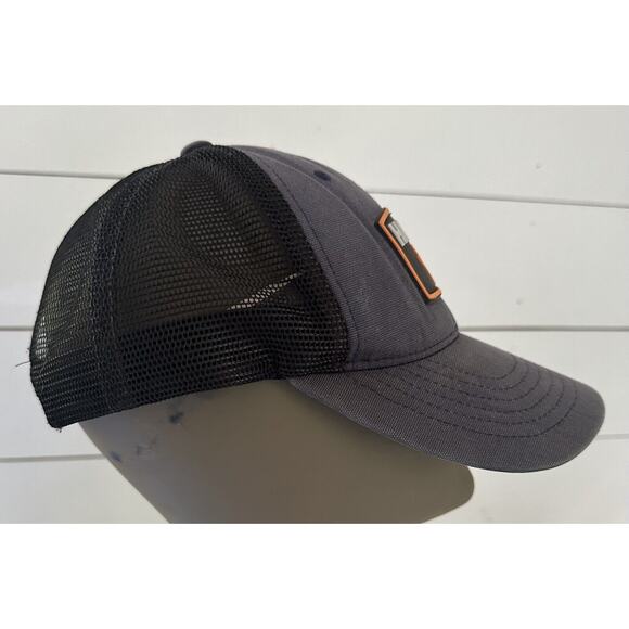 Hawx Work Gear Snapback Cap Gray Black Mesh - Picture 2 of 8